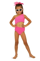 Beach Riot Kids' Little Celine One-Shoulder One-Piece Swimsuit at Nordstrom,