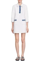 sandro Paige Shift Dress White at Nordstrom,