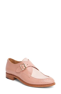 The Office of Angela Scott Mr. Georgie Monk Strap Loafer Blush at Nordstrom,