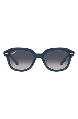 Ray-Ban Erik 53mm Gradient Polarized Square Sunglasses in Blue Gradient at Nordstrom