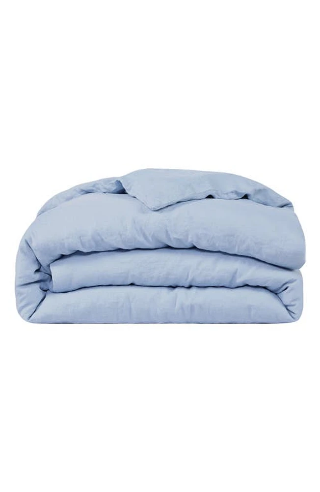 Sijo French Linen Duvet Cover in Sky at Nordstrom