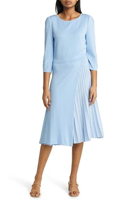 Misook Contrast Panel Knit Dress at Nordstrom,