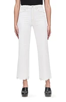 FRAME Relaxed Fit Straight Leg Crop Jeans White Modern Chew at Nordstrom,