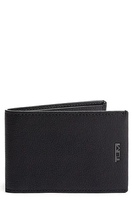 Tumi Nassau Slim Leather Wallet in Black Texture at Nordstrom