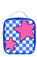 Iscream Kids' Star Checkered Lunch Tote in Blue Multi at Nordstrom