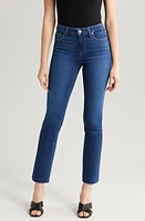 PAIGE Cindy Raw Edge Straight Leg Jeans Foreign Film at Nordstrom,