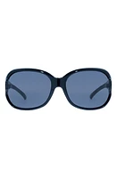 Le Specs Bolshy 61mm Wrap Sunglasses in Black at Nordstrom