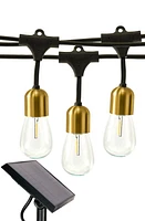 Brightech Glow Solar Hanging Bulb LED String Lights in Brass at Nordstrom