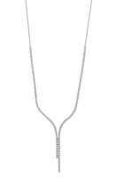 Bony Levy Diamond Y-Necklace in 18K White Gold at Nordstrom