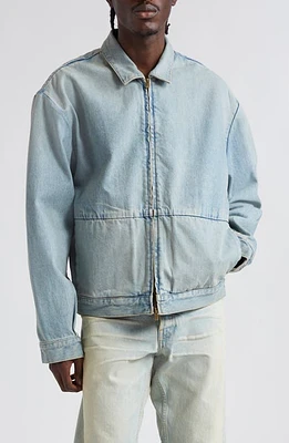 Fear of God Collection 8 Denim Chore Jacket Light Indigo at Nordstrom,