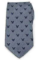 Cufflinks, Inc. x Disney Mickey Silhouette Herringbone Silk Tie in Blue at Nordstrom