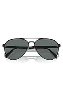 Prada 61mm Polarized Pilot Sunglasses in Black at Nordstrom