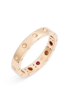 Roberto Coin 'Symphony - Pois Moi' Ruby Band Ring in Rose Gold at Nordstrom, Size 6.5