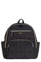 TWELVElittle Companion Quilted Nylon Diaper Backpack in Black at Nordstrom