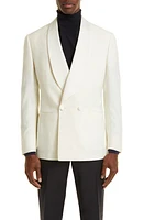 Thom Sweeney Double Breasted Shawl Collar Dinner Jacket White at Nordstrom, Us