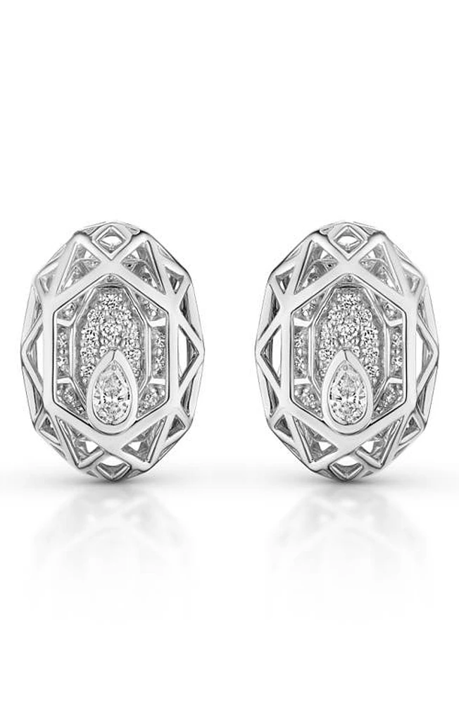 Hueb Estelar Diamond Stud Earrings in White Gold at Nordstrom