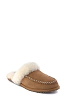 Manitobah Genuine Shearling Cabin Slide Oak at Nordstrom,