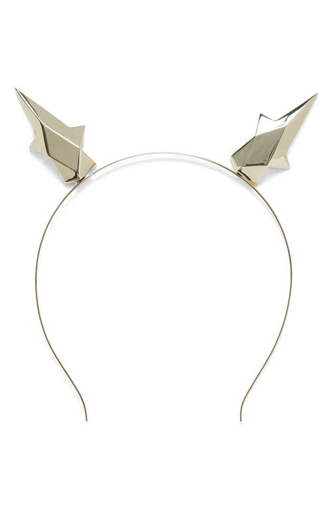 Area Star Headband in Gold at Nordstrom