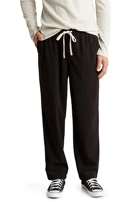 BP. Drawstring Corduroy Wide Leg Pants in Black at Nordstrom, Size Small