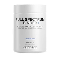 Codeage Binder Supplement, Molybdenum, Charcoal, Bentonite Clay, Chlorella, Fulvic Humic Acid, 90 ct in White at Nordstrom