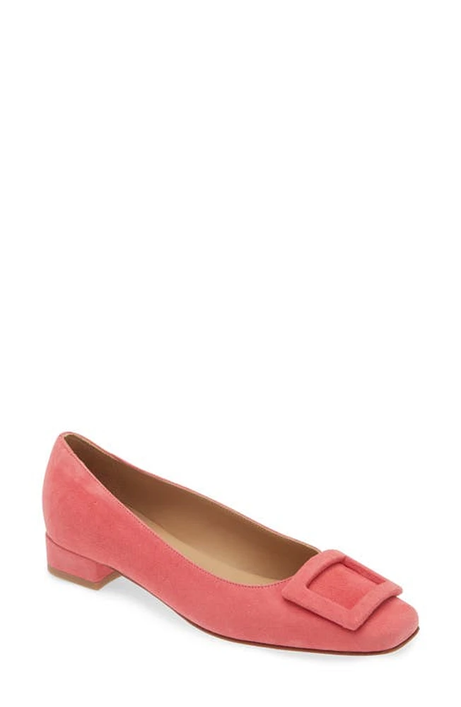 ANN MASHBURN Buckle Flat Peony Suede at Nordstrom,