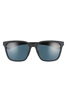 Smith Shoutout 57mm ChromaPop Polarized Square Sunglasses in Matte Black /Cp Polar Black at Nordstrom