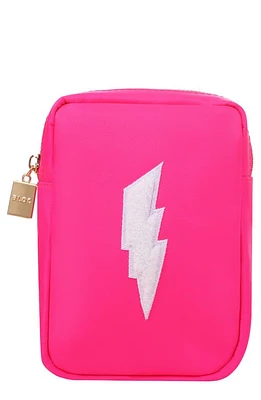 Bloc Bags Mini Lightening Bolt Cosmetics Bag in Hot Pink at Nordstrom