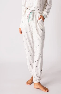 PJ Salvage Peachy Party Pajama Pants Ivory at Nordstrom,