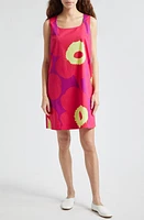 Marimekko Kestit Unikko Cotton Shift Dress Fuchsia/Dark Red/Yellow at Nordstrom, Us