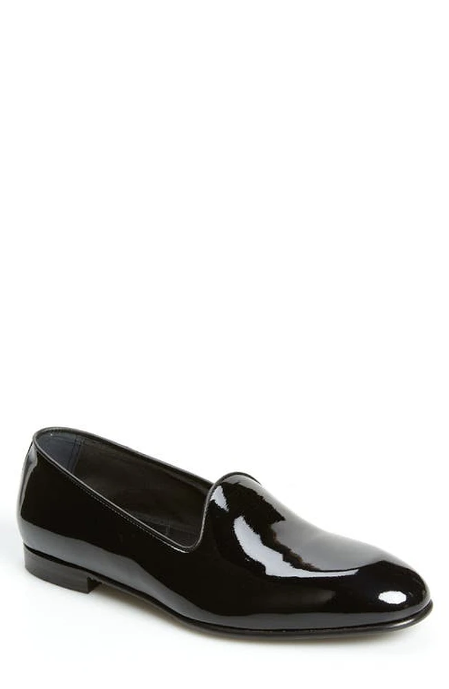 ZEGNA Gala Patent Leather Loafer Black at Nordstrom,