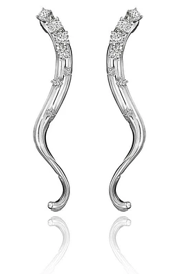 Hueb Bahia 18K White Gold Diamond Drop Earrings at Nordstrom