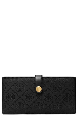 Tory Burch T Monogram Slim Bifold Wallet in Black at Nordstrom