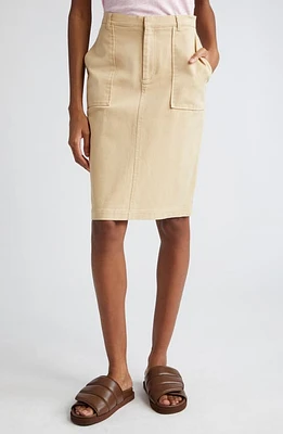 ATM Anthony Thomas Melillo Twill Pencil Skirt Shiitake at Nordstrom,