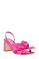 Steve Madden Farrie Flower Slingback Sandal Pink Suede at Nordstrom,