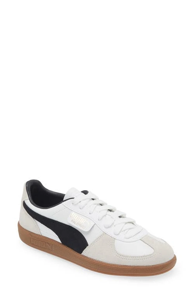 Puma Palermo Leather Sneaker White-Vapor Gray-Gum at Nordstrom,