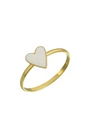 Bony Levy 14K Gold Stacking Heart Ring Yellow at Nordstrom,