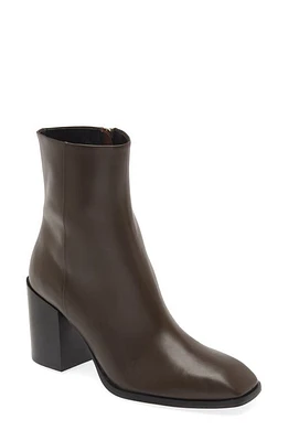 aeyde Leandra Zip Bootie Moka at Nordstrom,