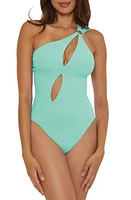 Soluna One-Shoulder Cutout One-Piece Swimsuit at Nordstrom,