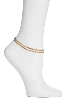 VIDAKUSH Layered Chain Anklet in Gold at Nordstrom