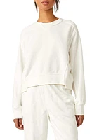 FP Movement by Free People Intercept Cotton Blend Sweatshirt White at Nordstrom,