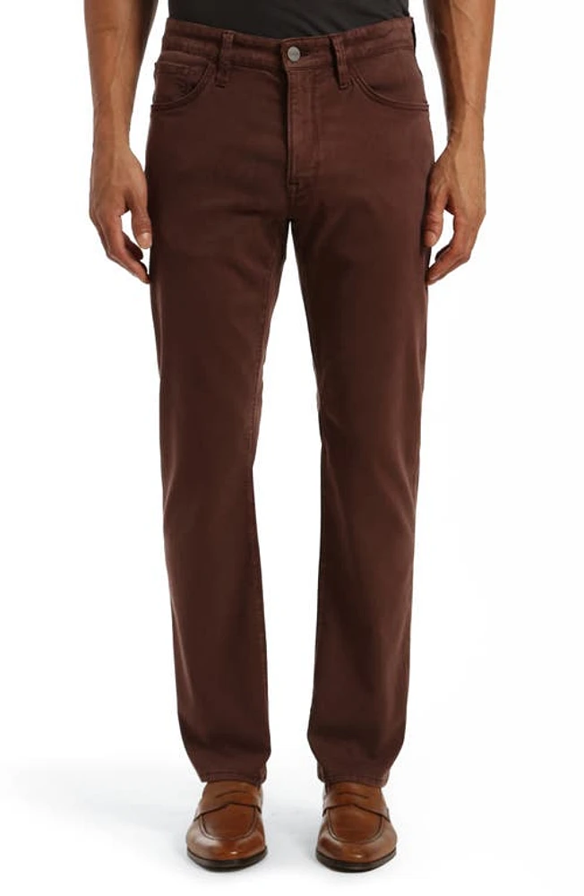 34 Heritage Courage Straight Leg Stretch Five-Pocket Pants Mahogany Twill at Nordstrom, X