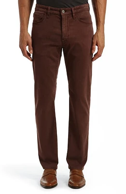 34 Heritage Courage Straight Leg Stretch Five-Pocket Pants Mahogany Twill at Nordstrom, X