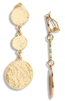 Karine Sultan Linear Drop Earrings in Gold at Nordstrom