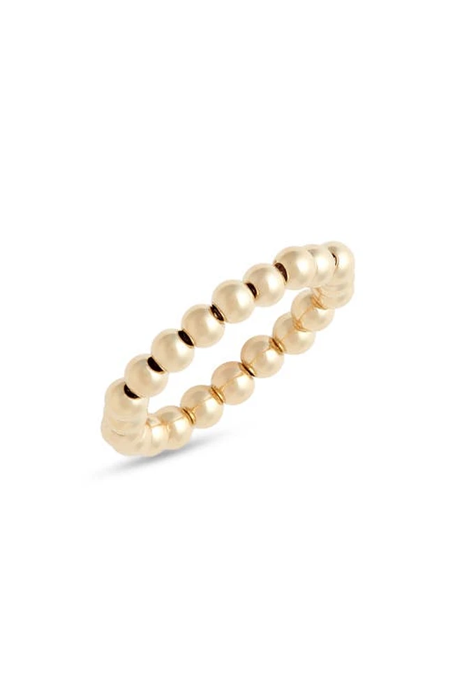 MIRANDA FRYE Blake Stretch Bead Ring in Gold at Nordstrom, Size Large