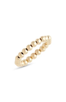 MIRANDA FRYE Blake Stretch Bead Ring in Gold at Nordstrom, Size Large