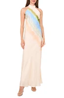 Parker The Dominique Halter Maxi Dress Eggnog White at Nordstrom,