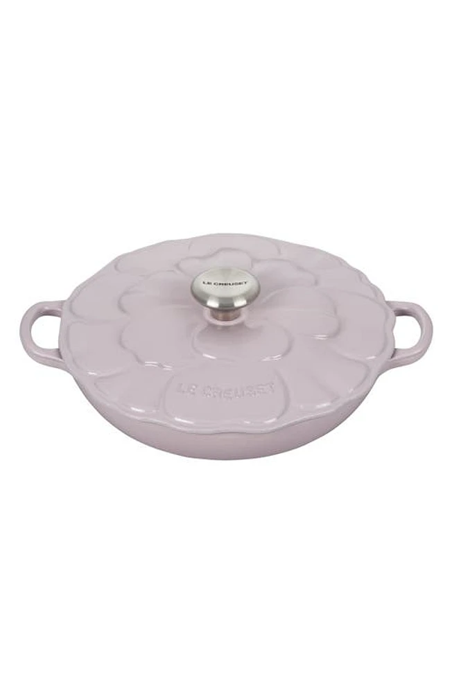 Le Creuset Petal Signature Braiser in Shallot at Nordstrom