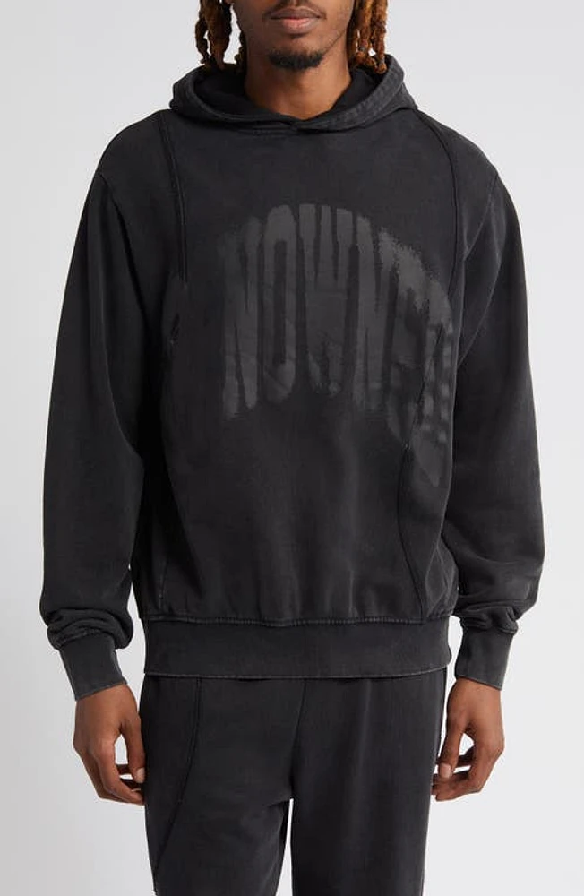 Renowned Lucid Arch Logo Hoodie Black at Nordstrom,