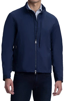 Bugatchi Water Resistant Bomber Jacket Navy at Nordstrom,