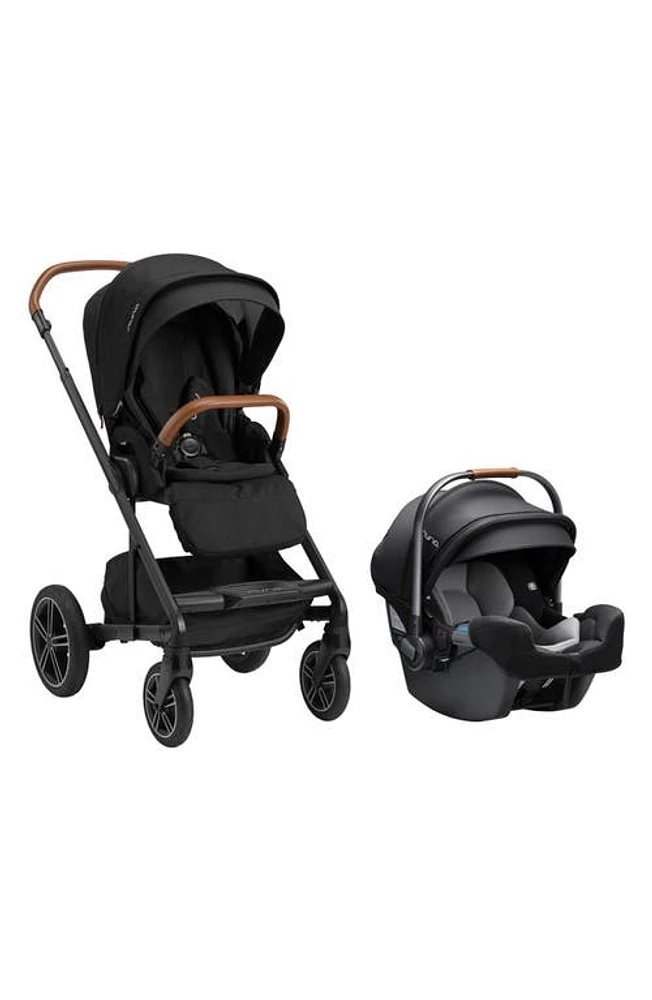 Nuna MIXX NEXT Stroller & PIPA RX Car Seat Travel System in Caviar at Nordstrom